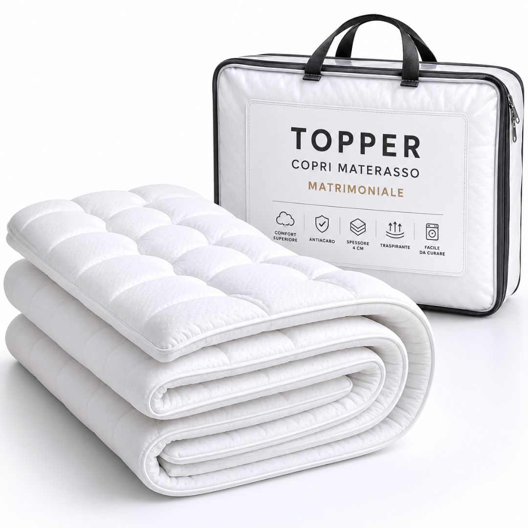 Topper matrimoniale completo